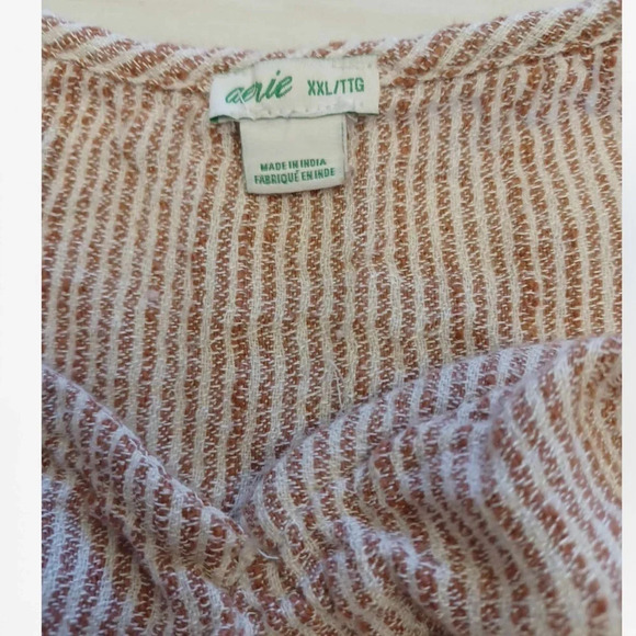 Aerie Boho Spaghetti Strap Mini Ruffled Dress Size XXL - Picture 8 of 9